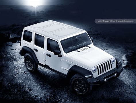 Our New Jeep Wrangler 2018 Unlimited And Pickup Preview Renderings