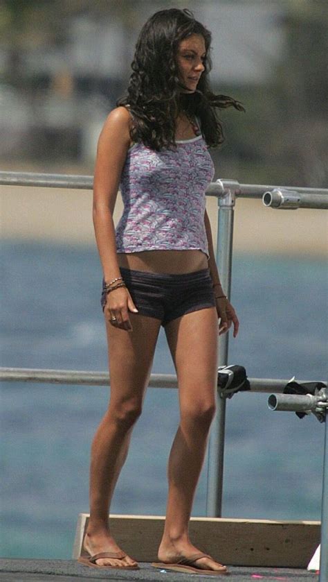 Mila Kunis Mila Ready For A Swim Behind The Scenes Photo While