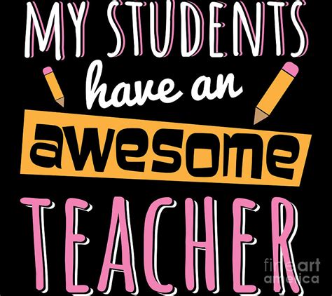 Teacher Teachers Day Awesome Teachers T Digital Art By Haselshirt