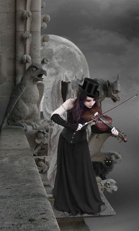 Gothic Dark Violinist 4 By Fabryking61 On Deviantart Fantasmas Hadas