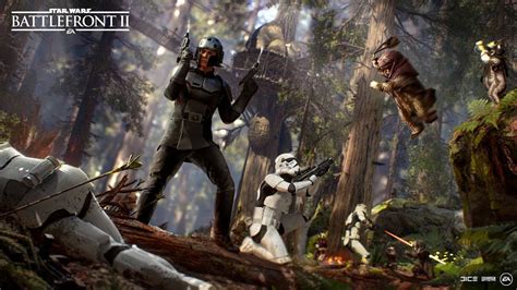 Star Wars Battlefront 2 Co Op On Endor Full Match Ps4 Gameplay Part 9 Youtube