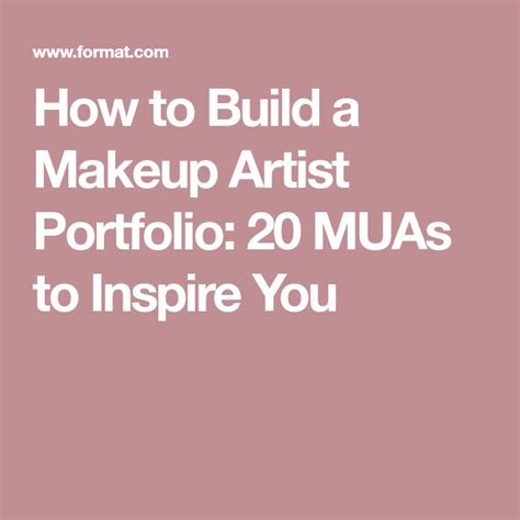 19 Makeup Artists Portfolio Examples Mua Artistry Inspiration Makeup