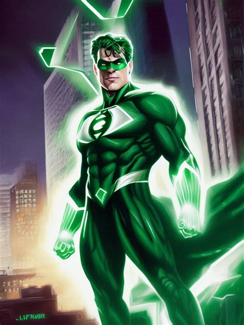 Green Lantern From Dc Comics Hal J Opendream