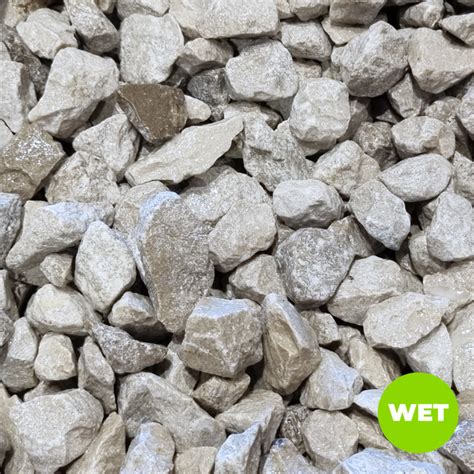 White Grey Limestone Gravel Chippings Dandys Topsoil And Landscape
