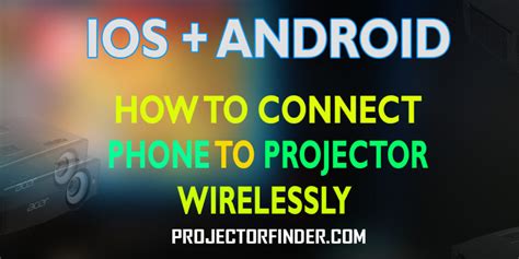 Every projector has a video cable that is used to connect it to the laptop, tablet, or phone whose content is being projected. How to Connect Phone to Projector Wirelessly  IOS + Android 