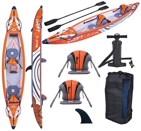Zray Drift Kayak 2 Persons Inflatable Canoe Touring High Pressure