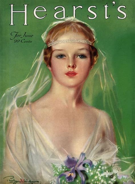hearst s bride june 1917 by penrhyn stanlaws wedding magazine cover vintage bride bridal art