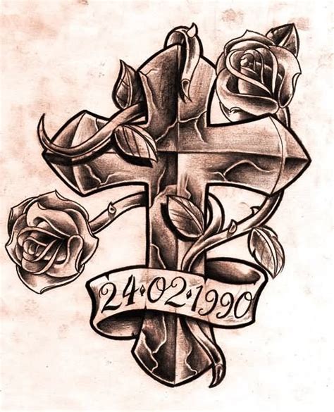The vertical beam of the cross is used to illustrate divinity. Pin on cross tattoos