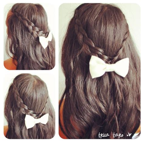 Hairstyle Of The Day Braids And Bow Beautiful Braids Hair Styles