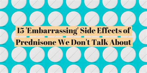 15 Embarrassing Side Effects Of Prednisone We Dont Talk About
