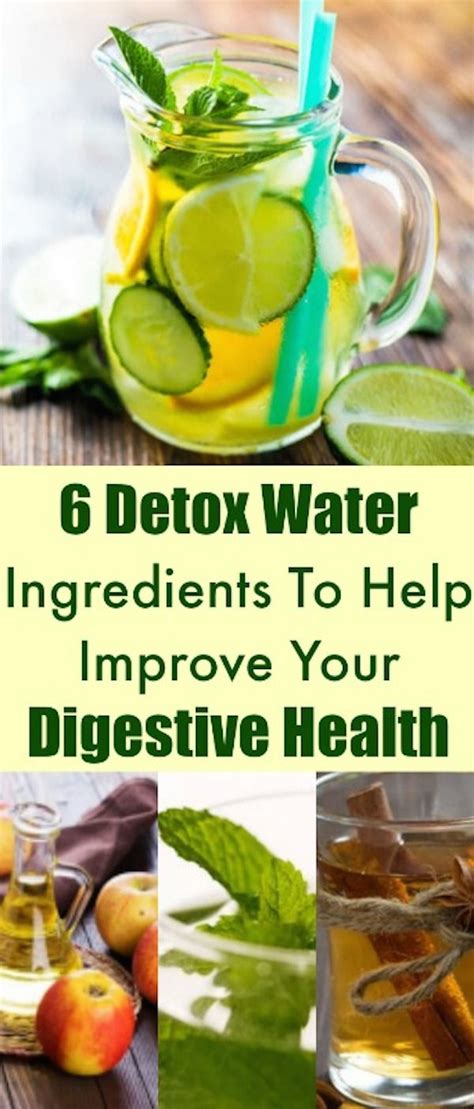 Below Are 6 Detox Water Ingredients To Help Improve Your Digestive