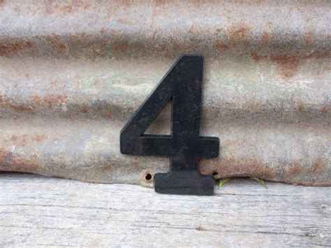 Number Sign Marquee Vintage Sign 6 Inch By Theoldtimejunkshop