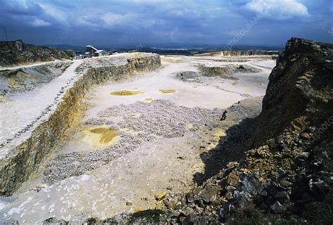 Limestone Quarry Stock Image T8500118 Science Photo Library