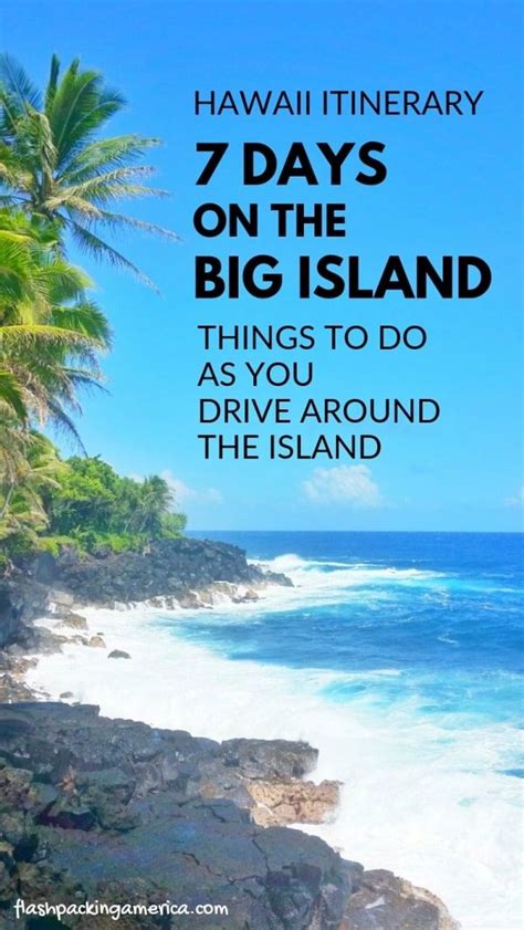 7 Days Big Island Hawaii Itinerary 🌴🚗 Circle Island Road