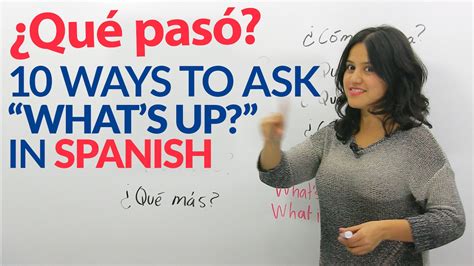 Spanish tapas, or small plates, vary in size and style from town to town. 10 informal ways to ask "How are you?" in Spanish - YouTube