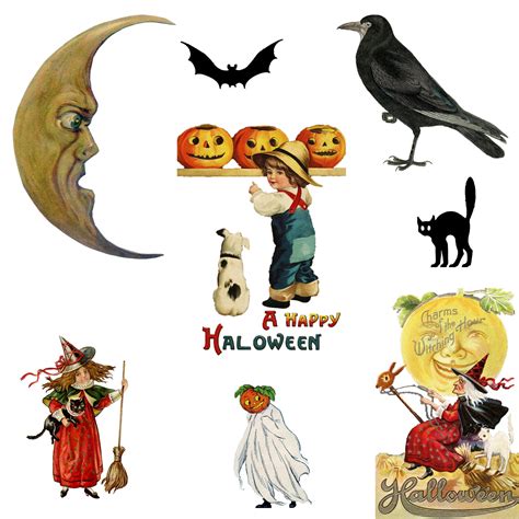 Maybe you would like to learn more about one of these? Halloween Vintage Clipart Free Stock Photo - Public Domain ...