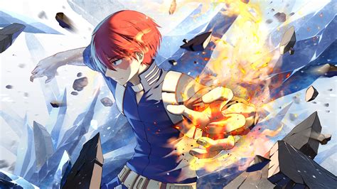 Shoto Todoroki 4k 8k Hd My Hero Academia Boku No Hero