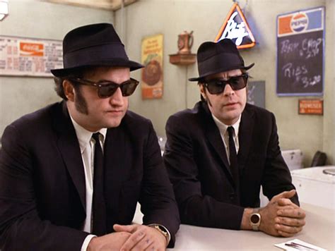 The blues brothers are an american blues and soul revivalist band founded in 1978 by comedians dan aykroyd and john belushi as part of a musical sketch on saturday night live.belushi and aykroyd fronted the band, in character, respectively, as lead vocalist 'joliet' jake blues and harmonica player/vocalist elwood blues. Movie Review: The Blues Brothers (1980) | The Ace Black Blog