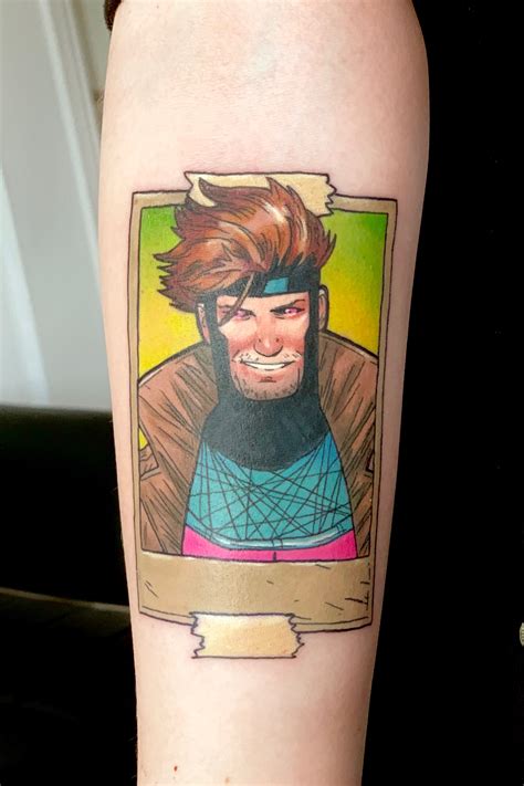 Tattoo Uploaded By Chris Morris Xmen Gambit Marvel Marvelcomics