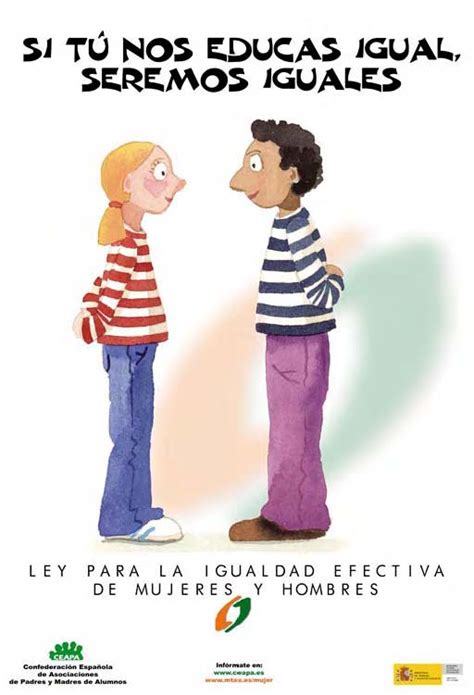 ¿cómo se logra la verdadera equidad? "ENSEÑAR A SER IGUALES" . Consejos útiles para que tu hijo ...