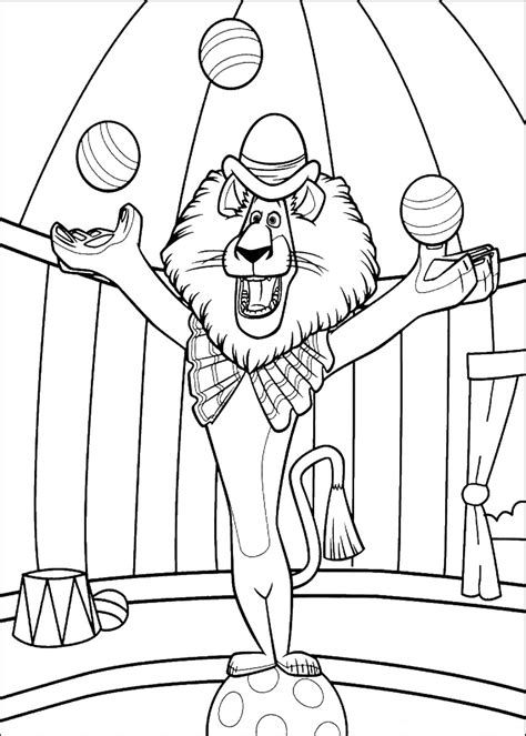 Children love the madagascar figures. Madagascar Coloring Pages