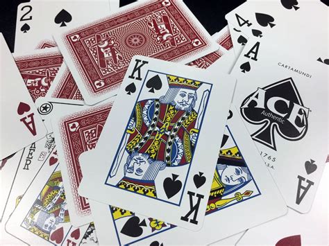Two suits (hearts and diamonds) in red color and another cards were said to have originated over 600 years ago in the middle east. Cartamundi Ace Plastic Deck in Tin, Red (1847) - X-Decks Playing Cards