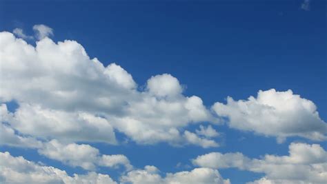 Blue Sky On A Cloudy Stock Footage Video 100 Royalty