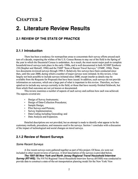 To put it bluntly, if you don't understand the real. 2. Literature Review Results | Technical Appendix to NCHRP ...