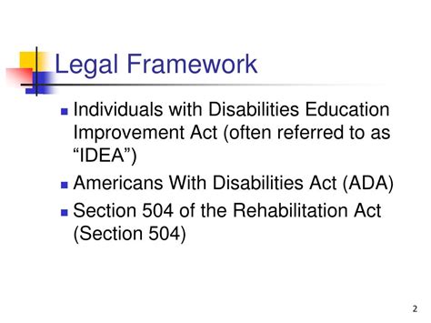 Ppt Overview Of Special Education Laws And Obligations Powerpoint