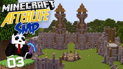 Minecraft Afterlife Smp Building Spawn Ep 3 Youtube