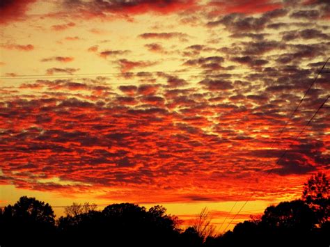 Sunrise Red Sky Sunset Sky Clouds Hd Wallpaper Rare Gallery