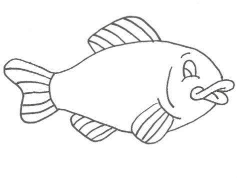 Simple Fish Coloring Pages - Coloring Home