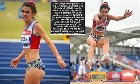 Team Gb Paralympian Olivia Breen Is Told Her Briefs Are Too Short And