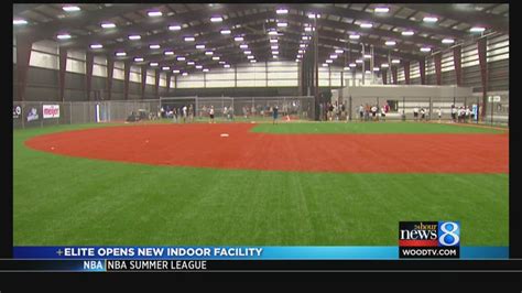 Indoor training area with batting tunnels, led lighting and for perspective's sake, binghamton university's events center opened in january 2004 and cost $33.1 million. Elite opens new indoor facility - YouTube