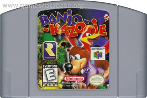 Banjo Kazooie Nintendo N64 Artwork Cartridge