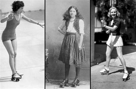Charming Vintage Photos Of Roller Skating Girls From The Mid 20th