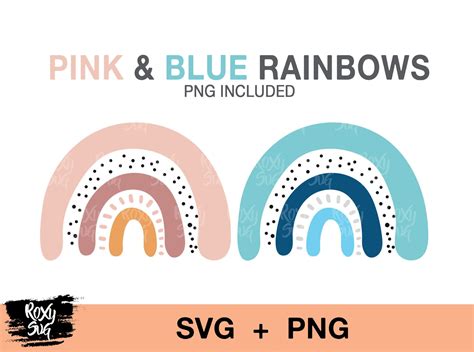 Rainbow svg Rainbow svg pink rainbow png blue rainbow | Etsy | Rainbow png, Rainbow clipart ...