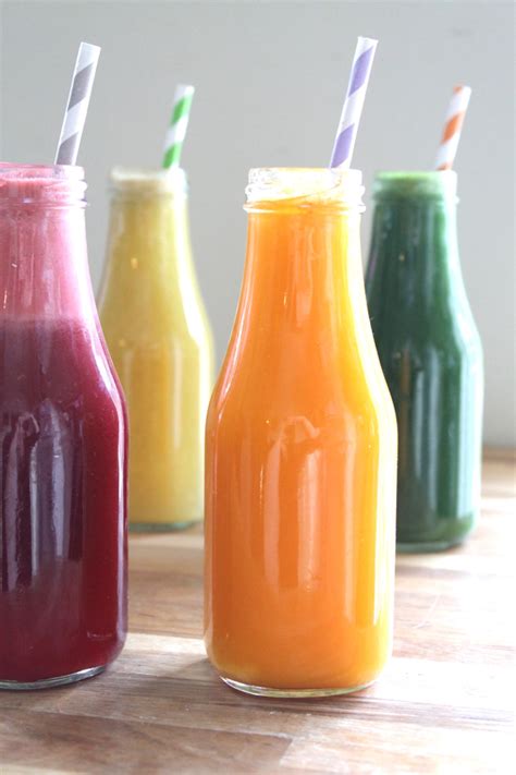 Process celery, green apples, kale, cucumber, ginger, and lemon through a juicer. Four Kid Friendly Juice Recipes - My Fussy Eater | Healthy ...