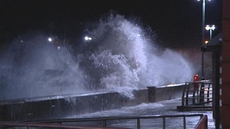 High Tide At Eyemouth Harbour Border Itv News