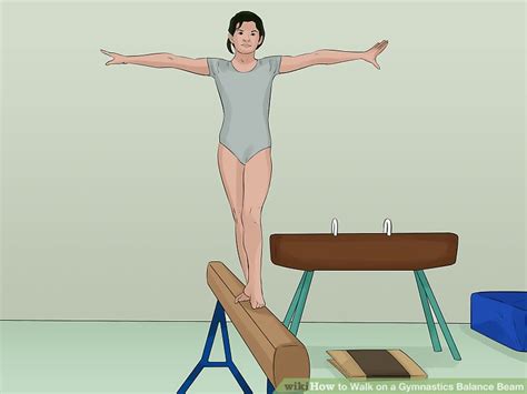 How To Walk On A Gymnastics Balance Beam With Pictures Wikihow