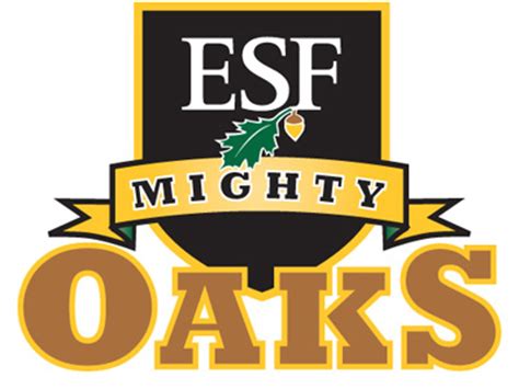 Keep left when entering the campus and follow the road as it turns until you see our mighty oaks logo on the right side. ESF Athletics