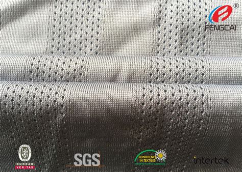 Fast Dry Fit Athletic Mesh Knit Fabric Mesh Football Jersey Fabric By