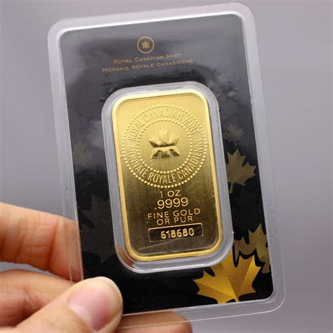 Royal Canadian Mint Oz 24 Karat Gold Bar Ph