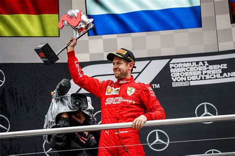 Sebastian Vettel German F1 Driver For Scuderia Ferrari
