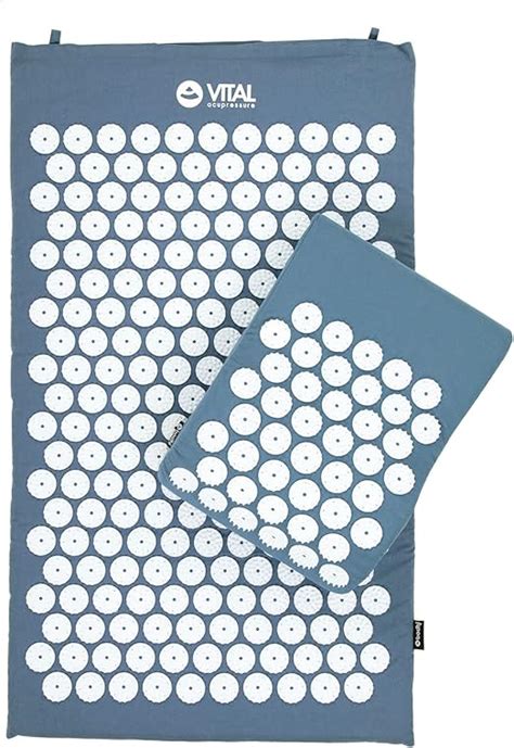 Acupressure Set Vital Acupressure Mat 74 X 44 Cm And Acupressure Pillow In A Great Value Set