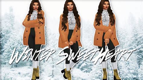 Sims 4: Winter Sweet Heart // Winter Group Collab [FULL CC LIST] - YouTube
