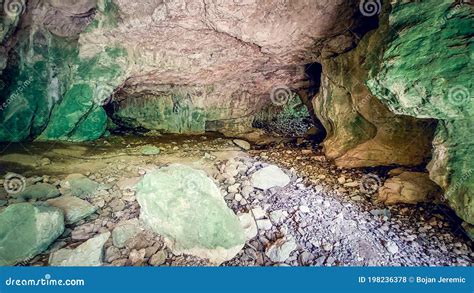 Inside Of A Cave In The Mountain Stock Photo Image Of Extreme