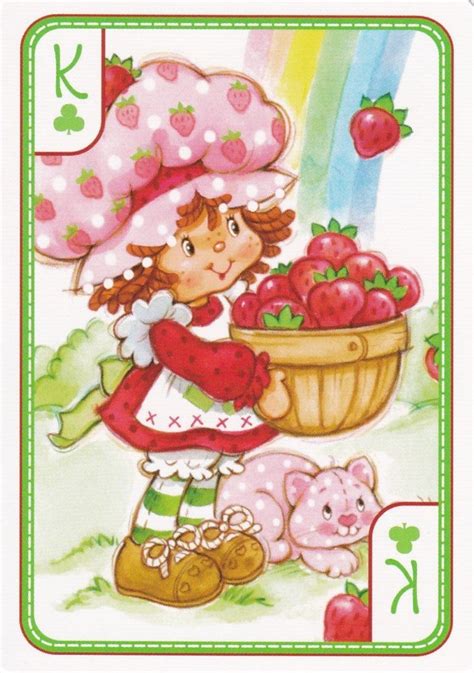 Ssc Playing Cards Best Deck King Strawberry Shortcake Cartoon