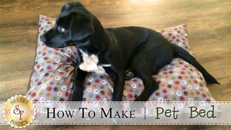 How To Make A Pet Bed A Shabby Fabrics Sewing Tutorial