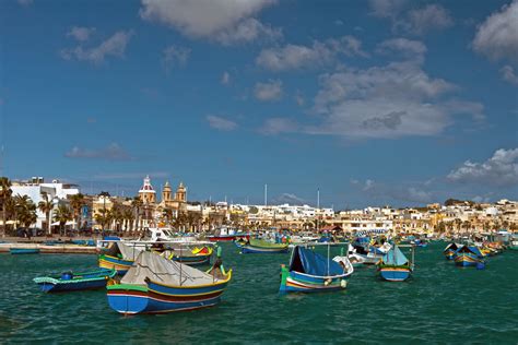 A Fishing Village At Marsaxlokk Malta A Fishing Village Flickr